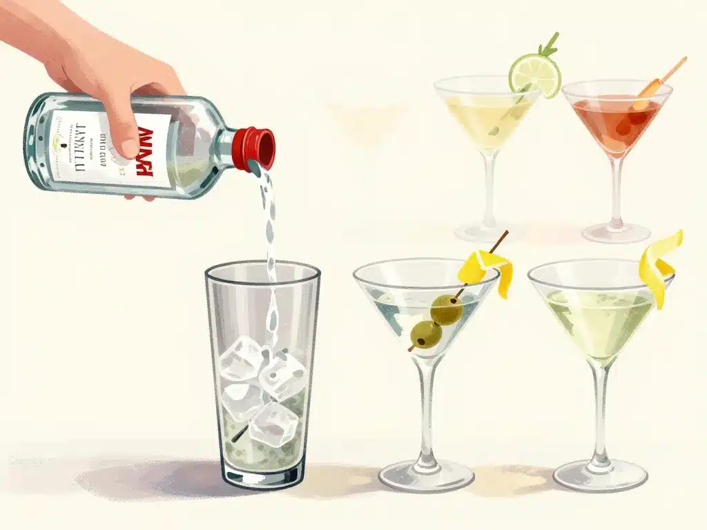 Recette cocktail martini étapes et déclinaisons