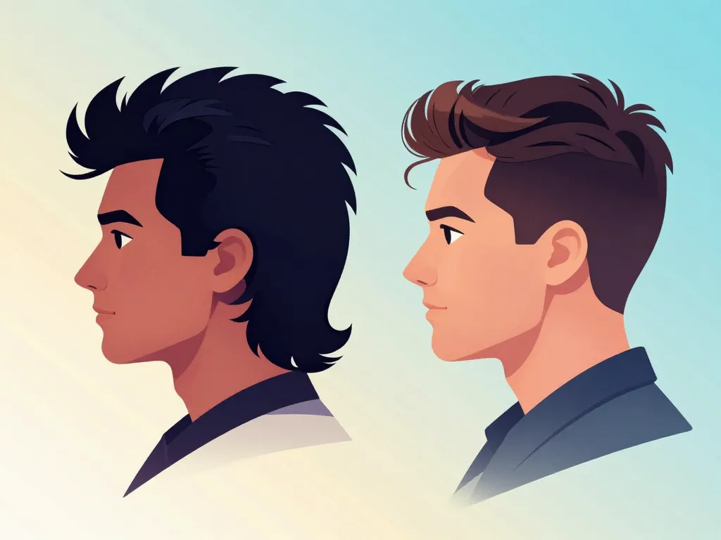 comparatif coupe mulet homme 2023 rétro moderne