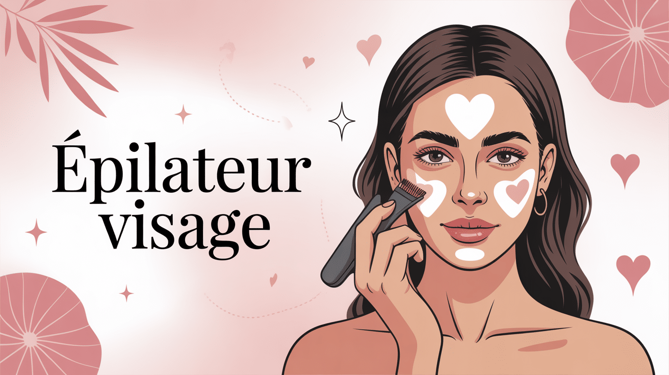 epilateur visage avis repousse visuel féminin moderne