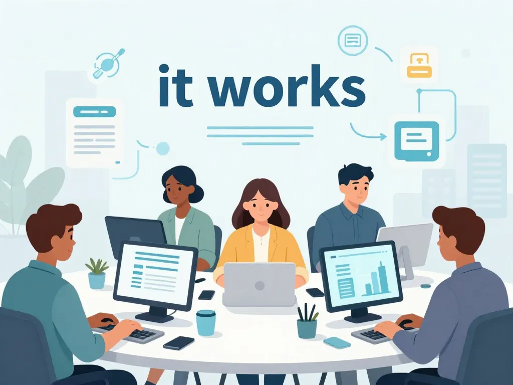 its works en contexte professionnel image