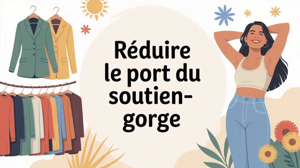 minimiser soutien gorge illustration confort liberté