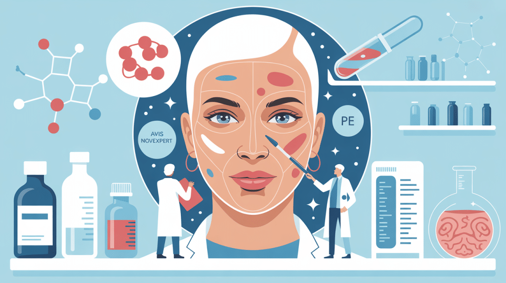 novexpert avis dermatologue illustration centrale vectorielle