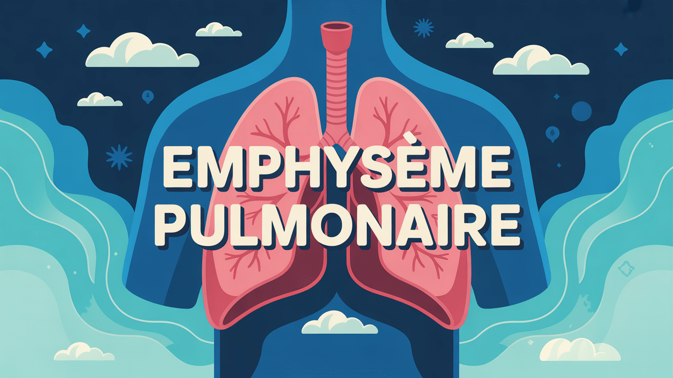 peut on vivre longtemps avec de l'emphysème pulmonaire illustration sensibilisation