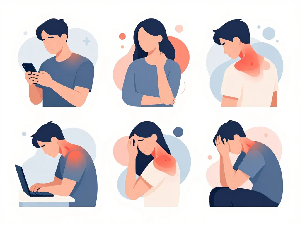 causes douleur cou epaule trapeze schema