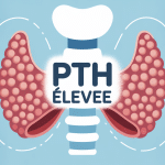 PTH élevée illustration glandes parathyroïdes calcium