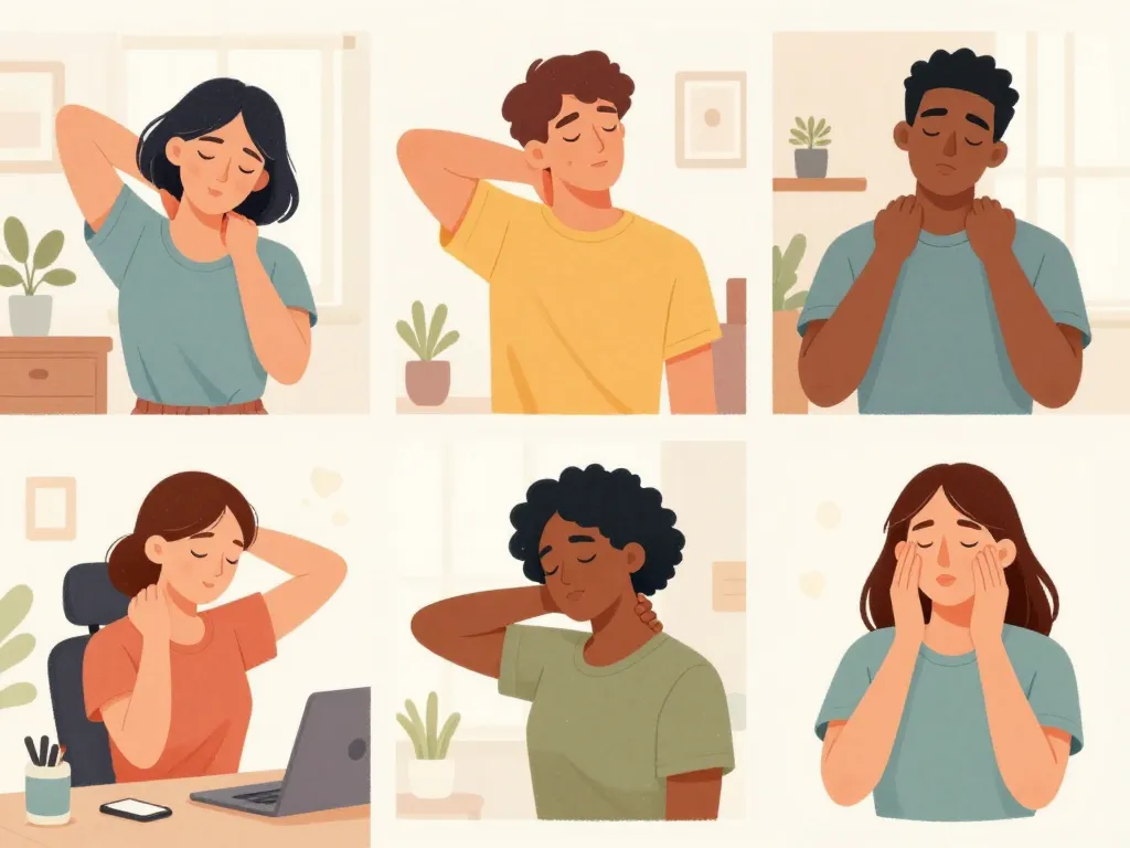 soulager douleur cou epaule trapeze exercices quotidiens