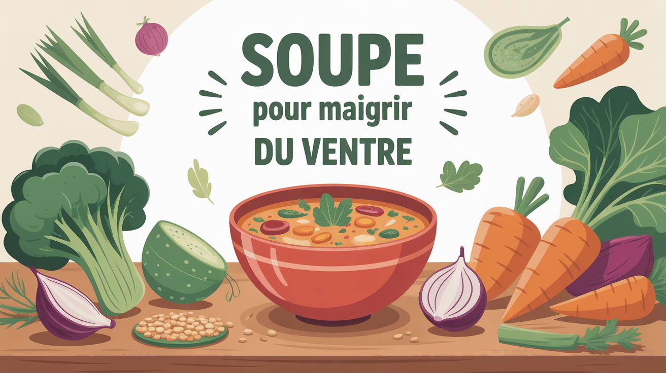soupe pour maigrir du ventre bol légumes frais