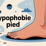 illustration trypophobie pied pied stylisé motifs trous couleurs douces