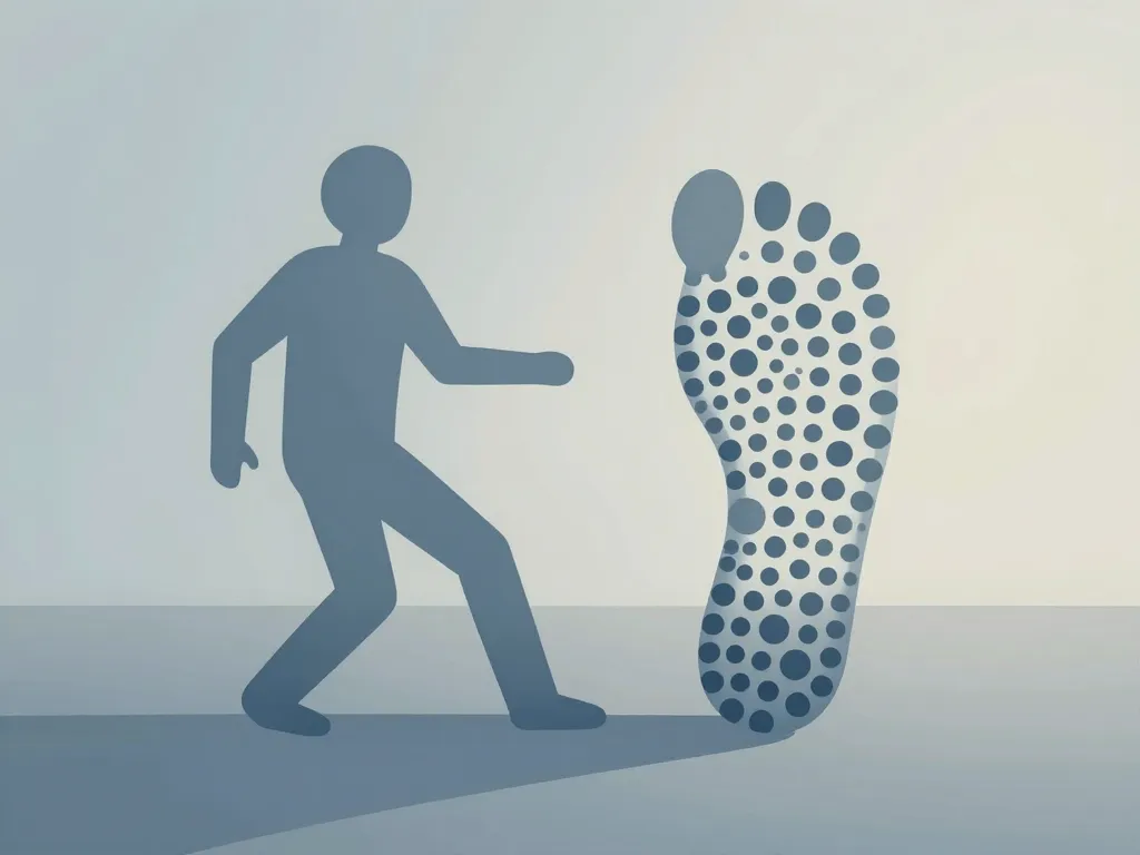 silhouette humaine trypophobie pied motif petits trous peur