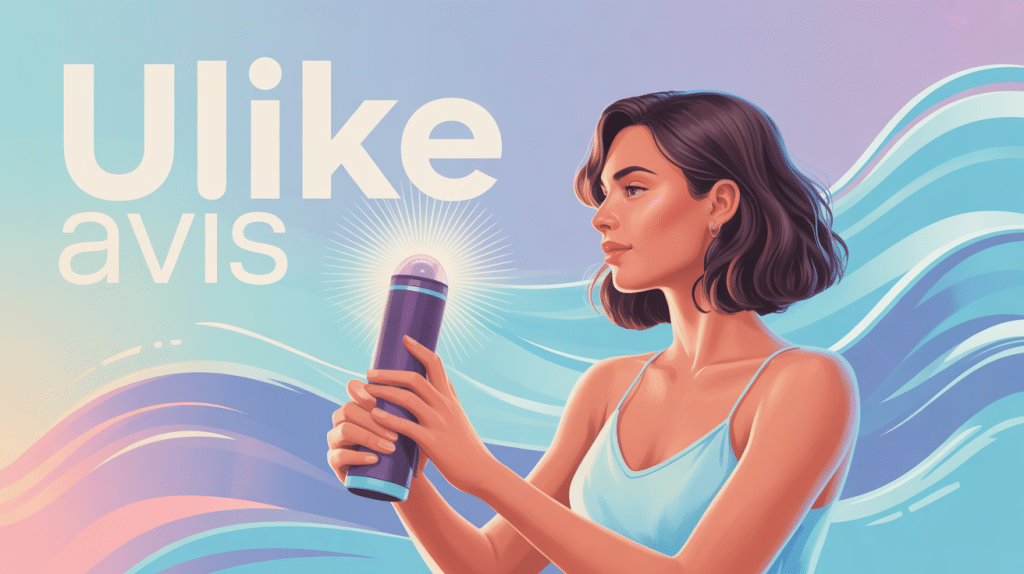 ulike avis illustration femme utilisant epilateur