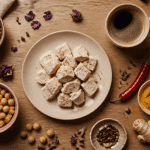 aliments qui boostent le métabolisme sur table en flat-lay