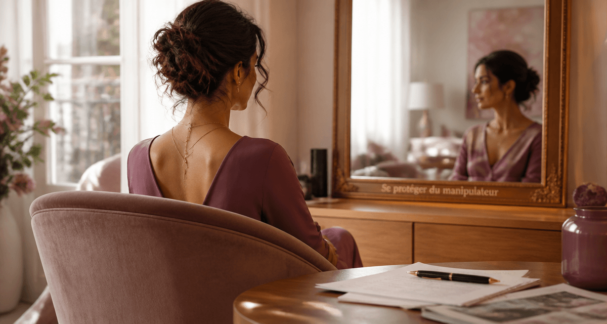 Ce que déteste un manipulateur, femme réfléchie devant un miroir