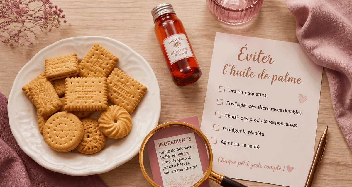 huile de palme et sante biscuits industriels checklist