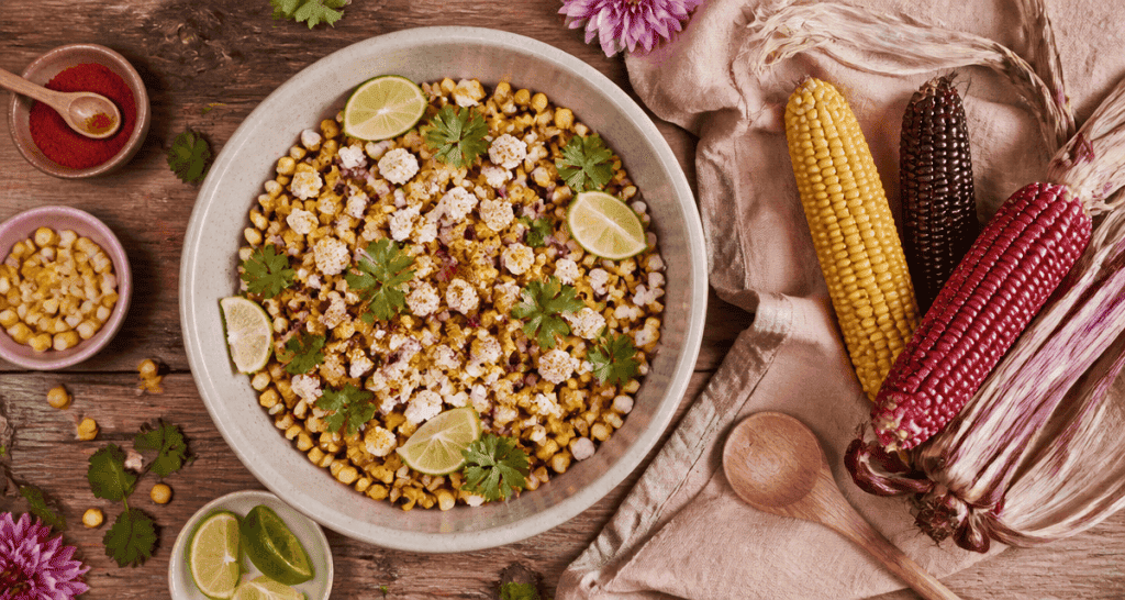 le mais est il bon pour la sante salade mais grille feta citron