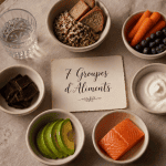 les 7 groupes d aliments tableau, bols aliments variés cercle