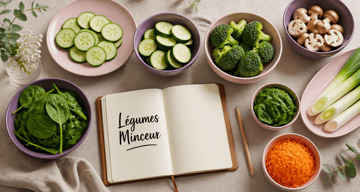 Meilleur legume pour maigrir sur table avec légumes variés