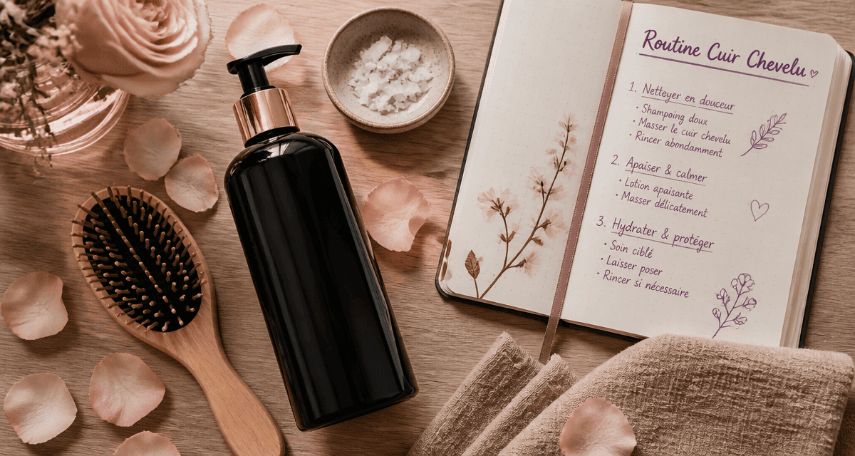 meilleur shampoing dermite séborrhéique sur plan de travail lifestyle