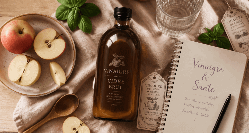 meilleur vinaigre pour la sante bouteille cidre pommes