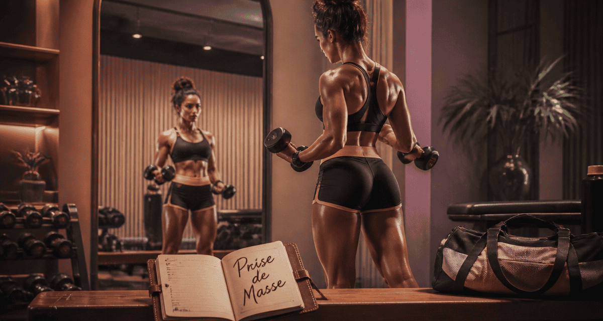 prise de masse musculaire femme salle de sport