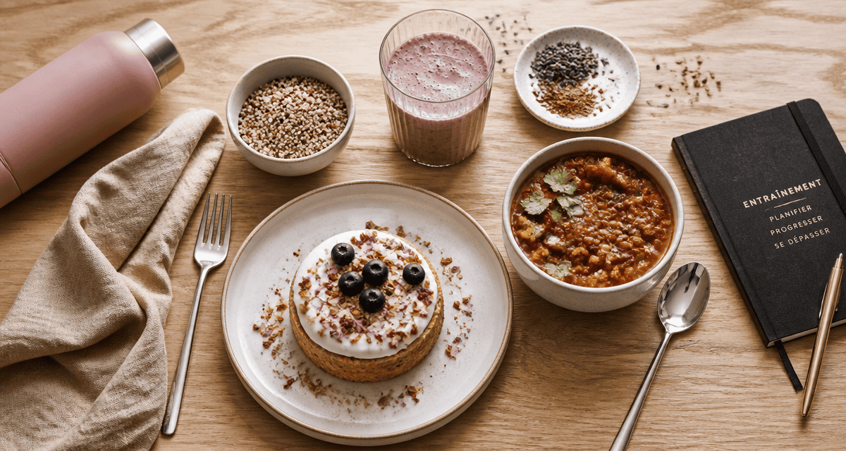 recette riche en proteine musculation bowlcake Skyr smoothie quinoa chili