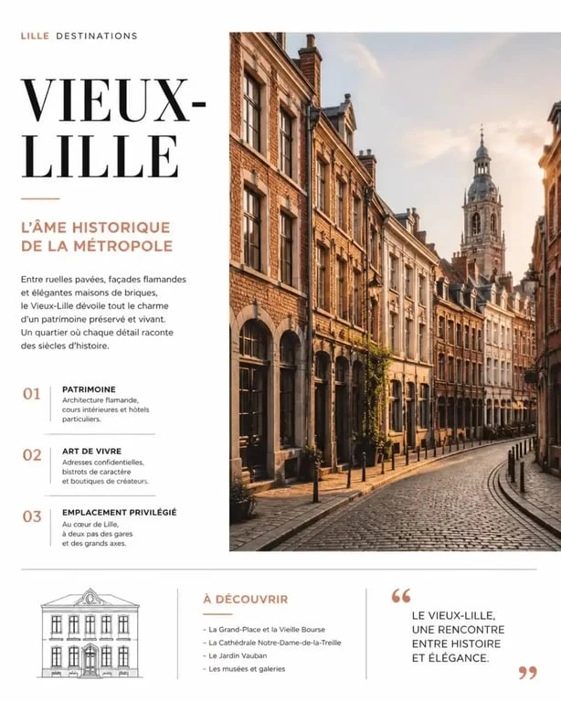 Activités à Lille : architecture flamande et ambiance dans le Vieux-Lille