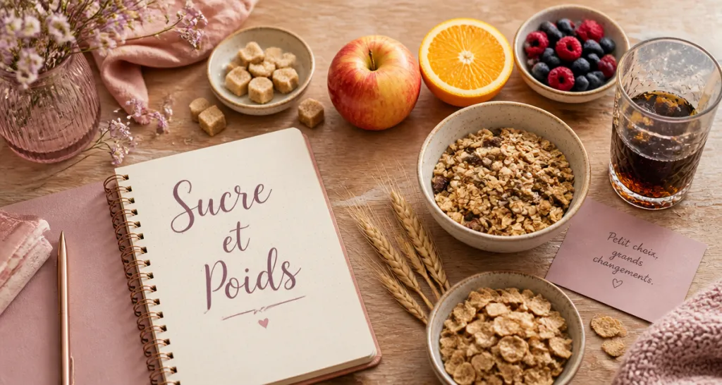 aliments sucre fait il grossir sur table