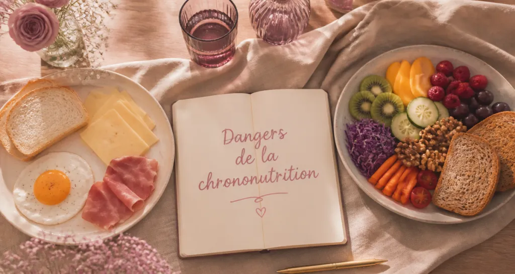 Les dangers de la chrononutrition, assiettes comparées petit-déjeuner