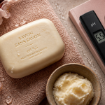Meilleur savon sans savon pain dermatologique sur serviette