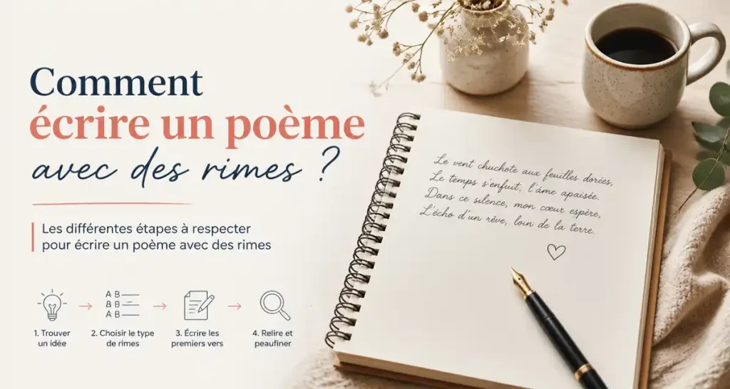 Comment écrire un poème avec des rimes ?