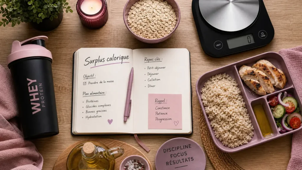 Surplus calorique, macronutriments et compléments : l’alimentation de prise de masse sans trop stocker