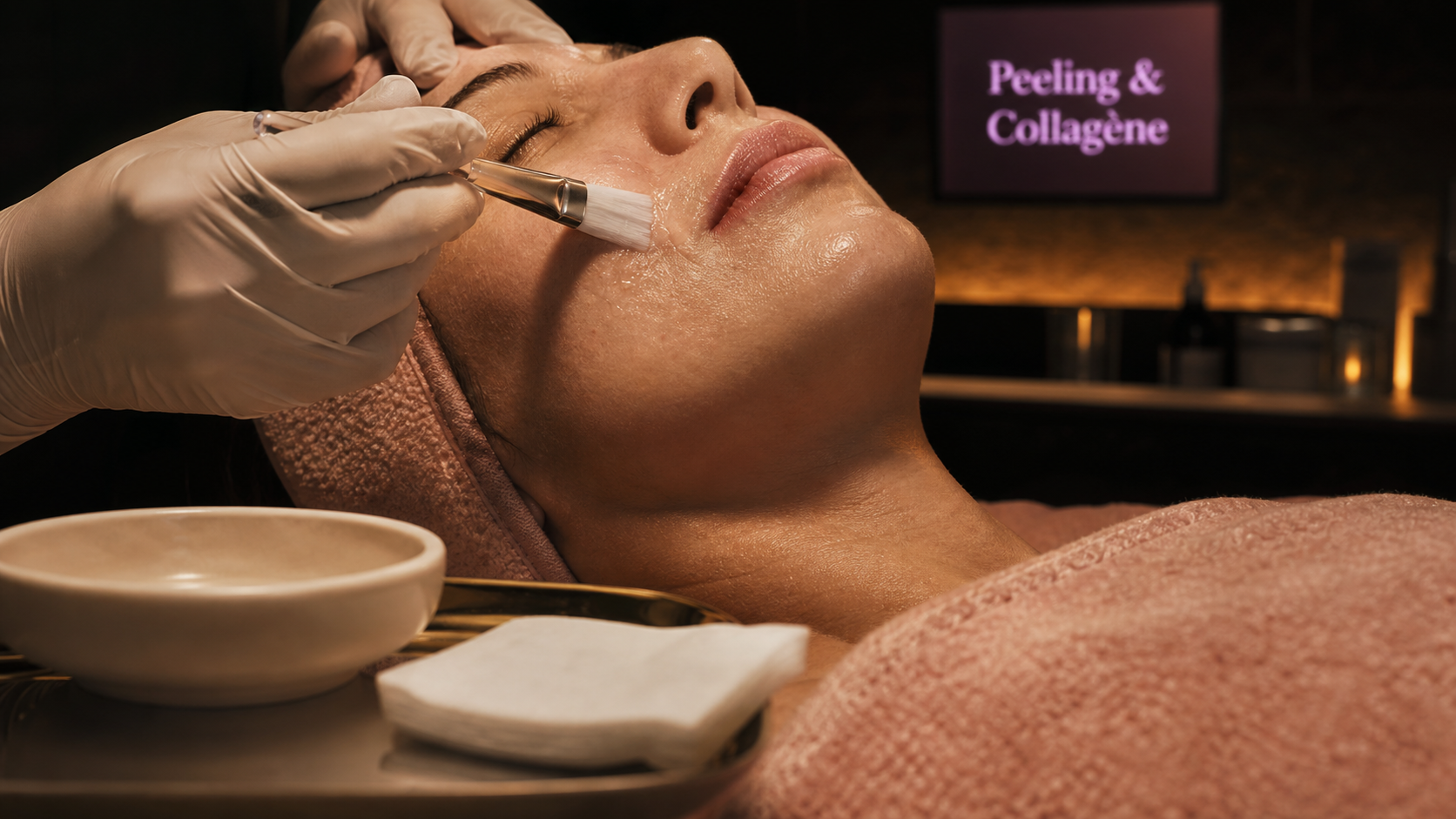 C’est quoi un peeling : application acide sur la peau, résultats visibles
