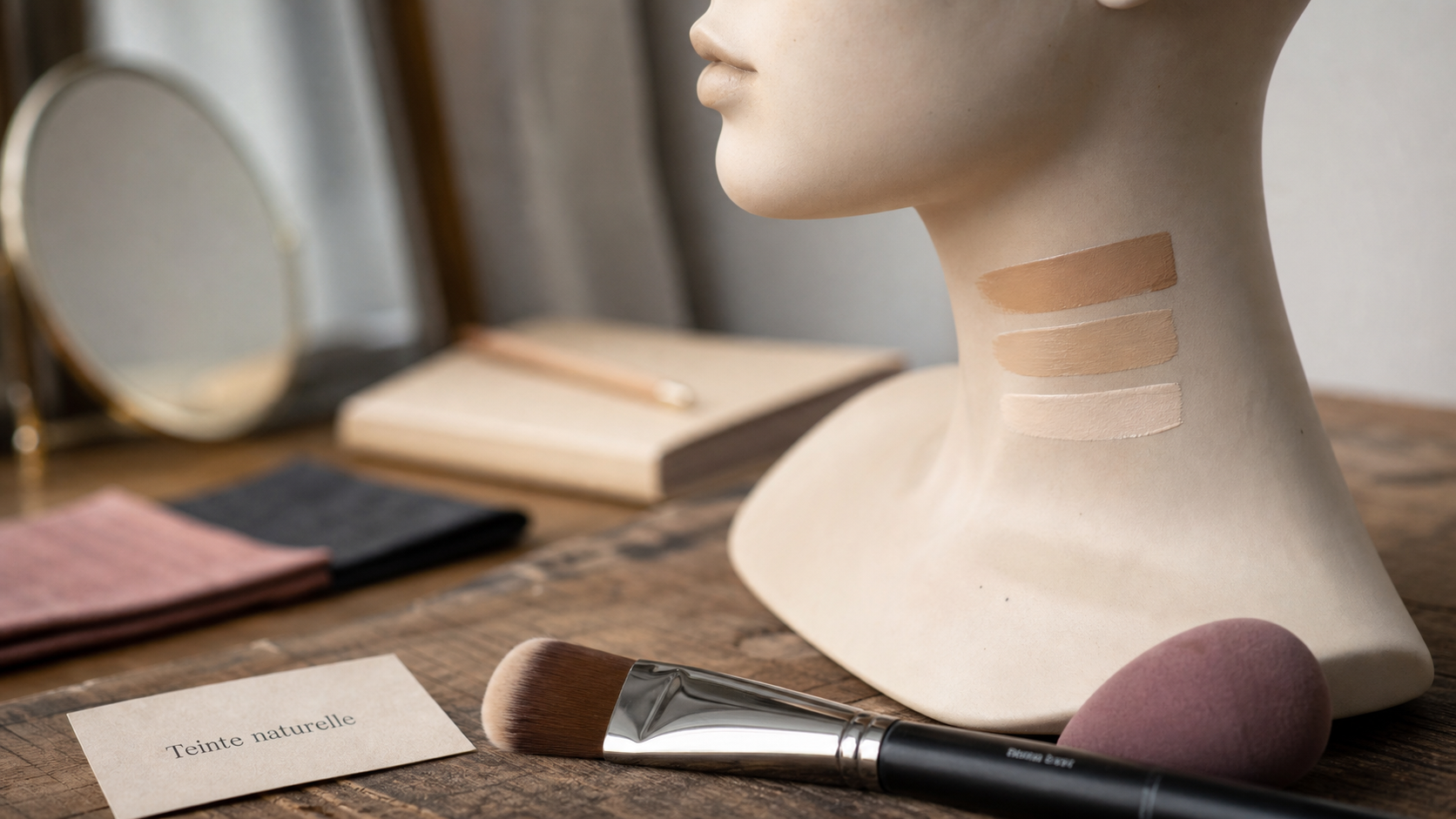 Comment choisir son fond de teint : sous-ton et texture, swatches pour démarcations
