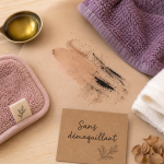 Comment se démaquiller sans démaquillant : huile végétale et coton lavable pour yeux sensibles