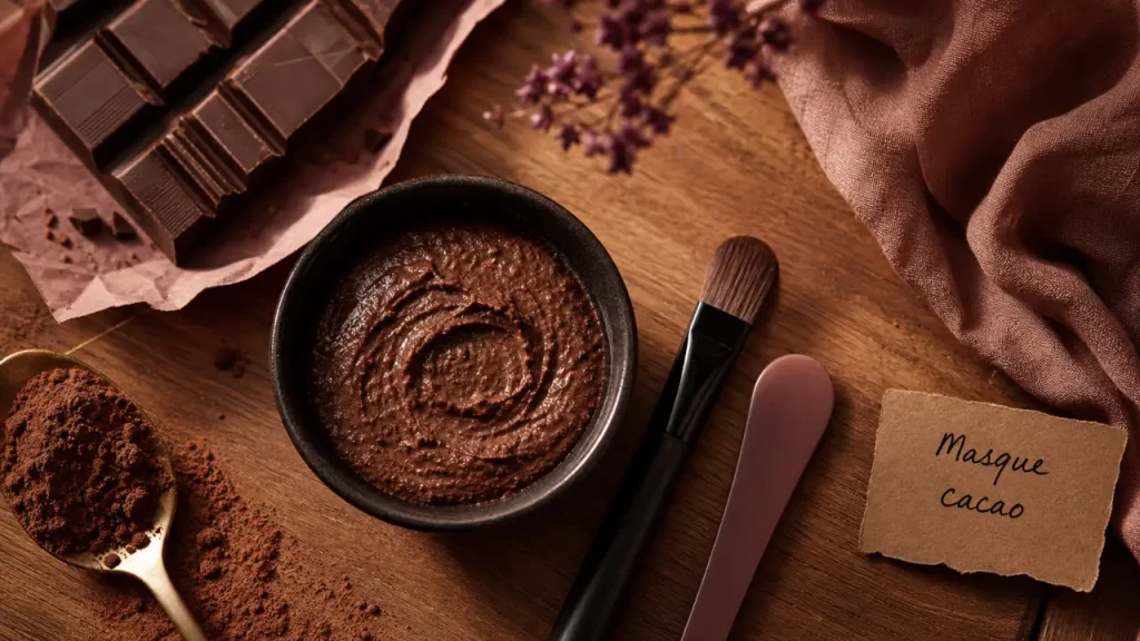 Masque chocolat visage : 15 minutes de pose, éclat et précautions à connaître