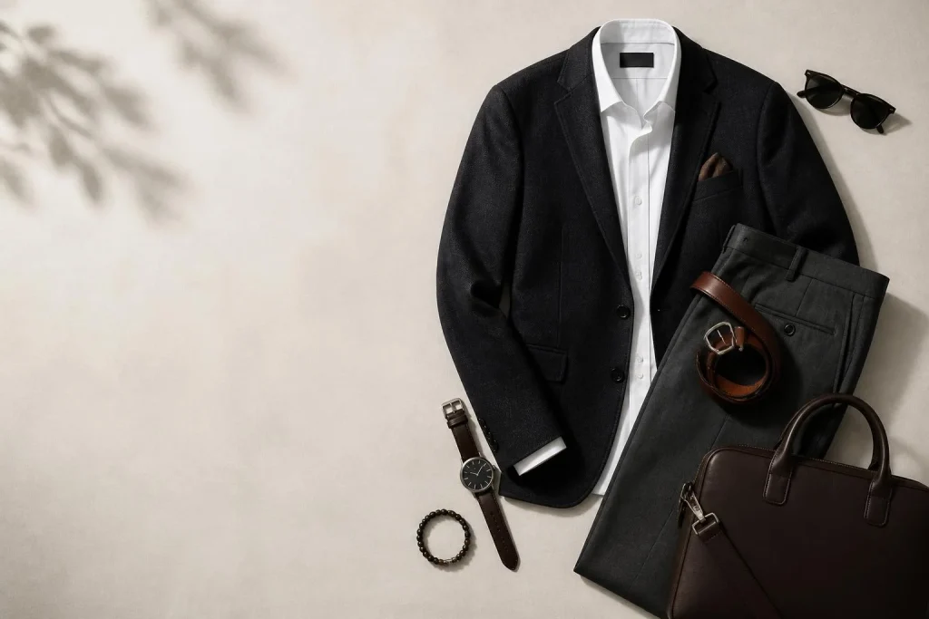 Accessoires masculins bien choisis : la méthode simple pour structurer une tenue sans la surcharger
