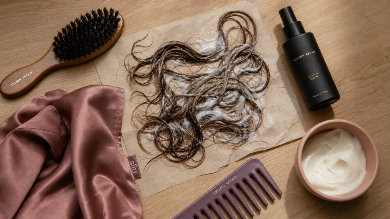 Cheveux mousseux remède naturel : hydrater, sceller, protéger