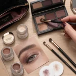 Démonstration maquillage yeux avec 6 gestes faciles, palette nude et pinceaux