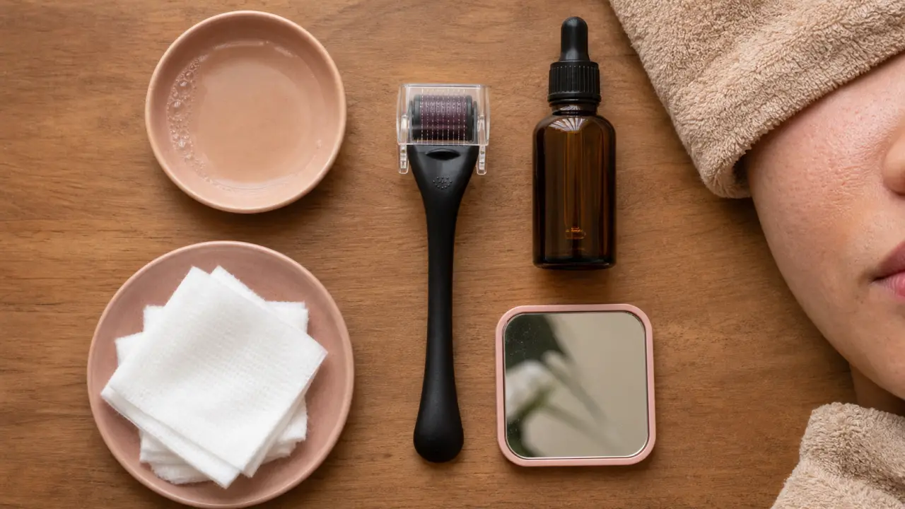 Dermal rolling à domicile : dermaroller, aiguilles et hygiène