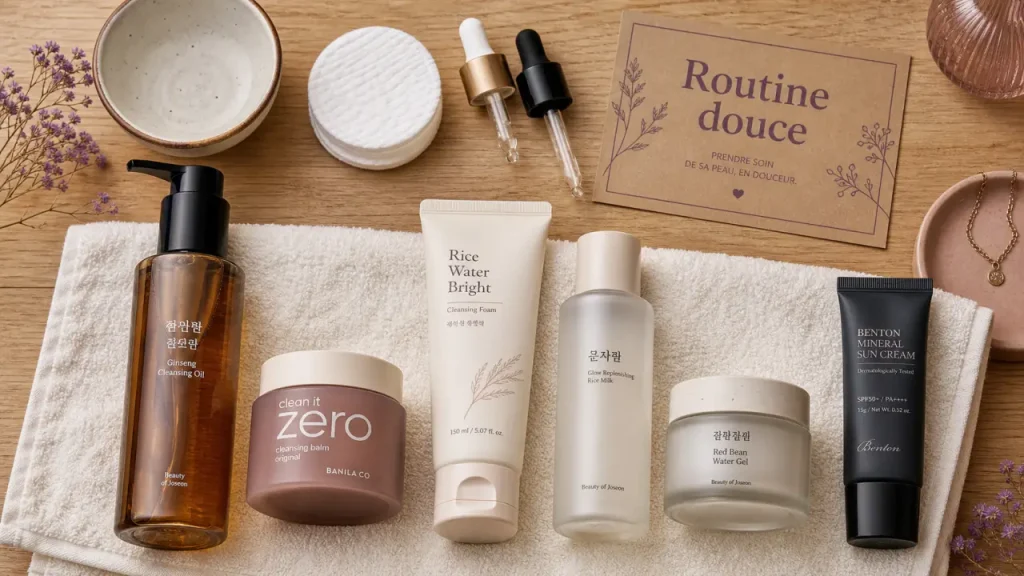 Routine coréenne : les 10 étapes utiles, du double nettoyage au SPF