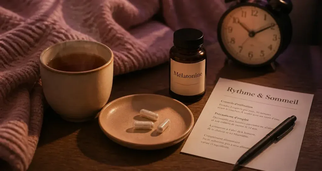 Compléments alimentaires pour dormir : mélatonine et capsules pour un sommeil réparateur