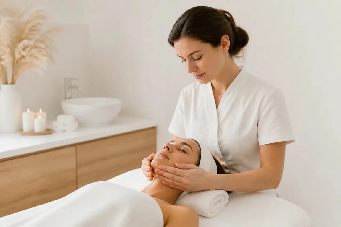 Arômes et Bien Être à Saulx-les-Chartreux pendant un massage relaxant en cabine de soin