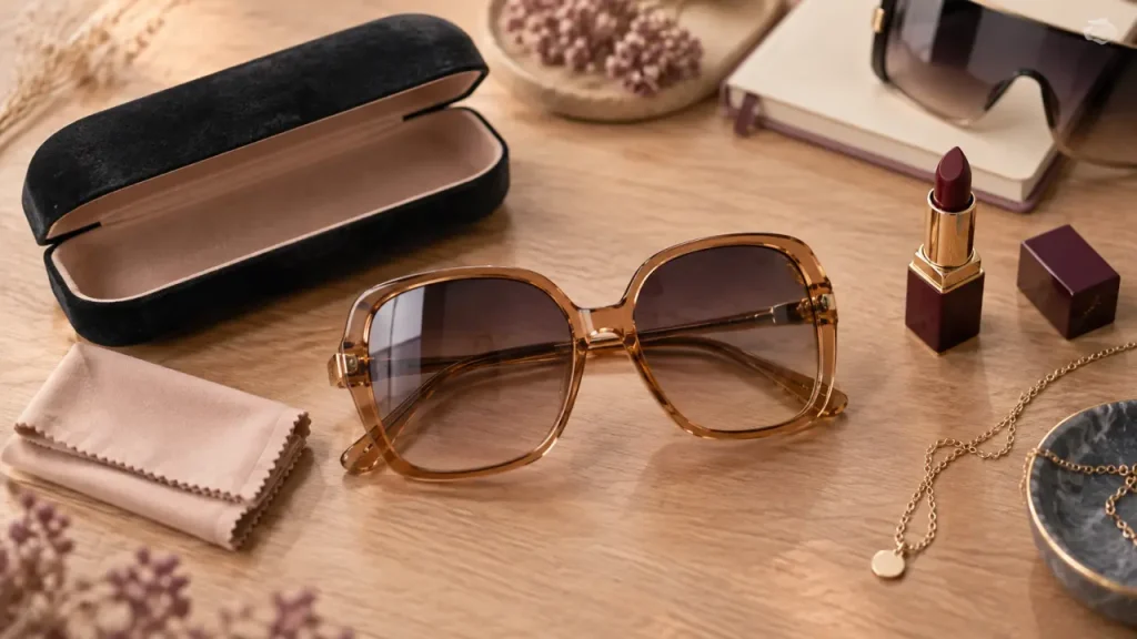 Les lunettes femme 2026 affirment les volumes, les formes ovales et les verres teintés